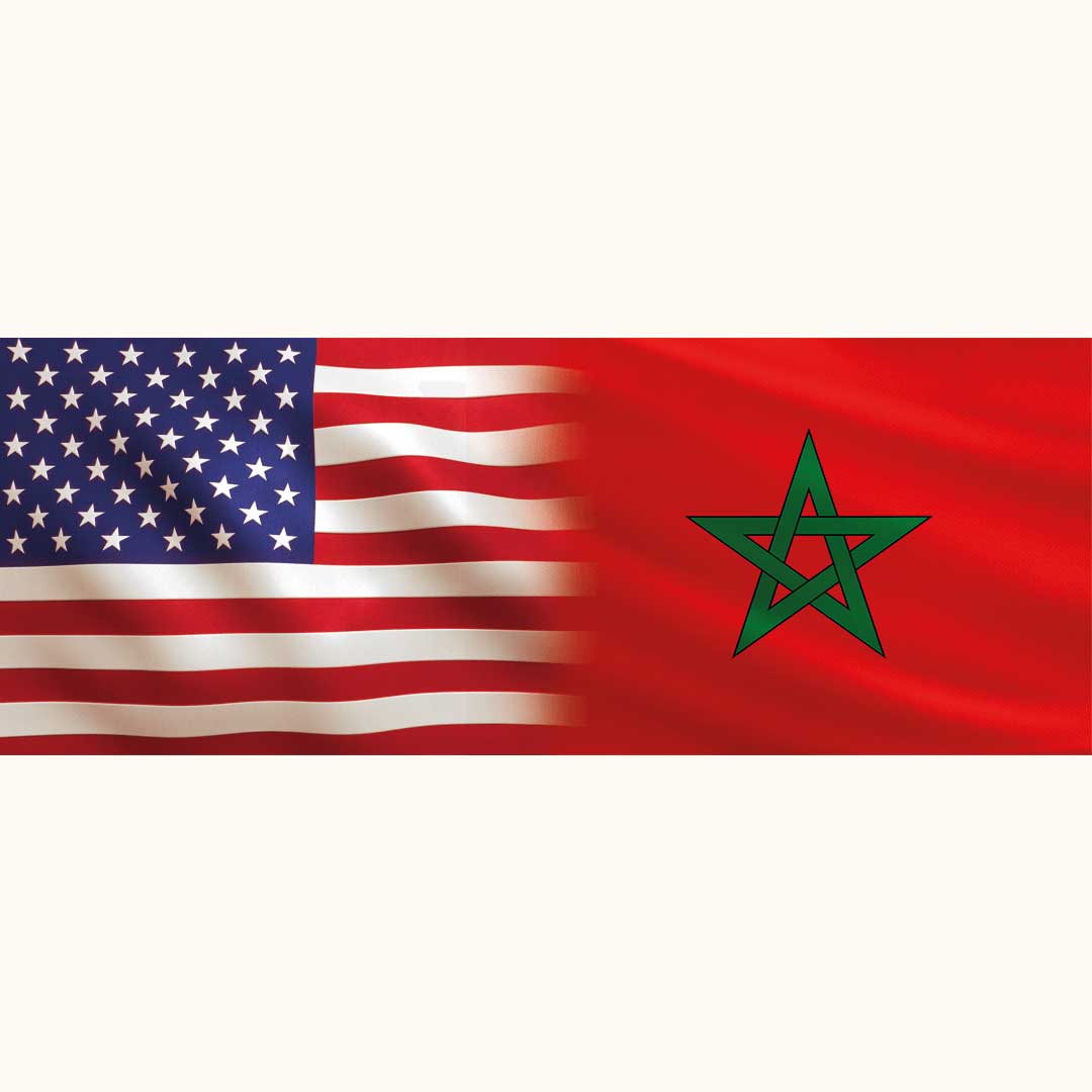 drapeau etats-unis - maroc